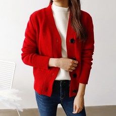 봉봉스토리 임산부 오버버튼 가디건