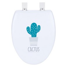 沙瓦仙人掌硬型馬桶蓋O型中號, 混色