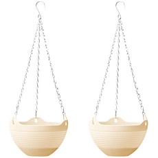 블럭마트 행인 화분, 크림, 2개