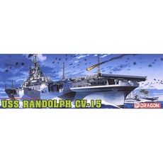 DRAGON 1:700 USS Randolph CV-15 塑料模型戰艦, 1個