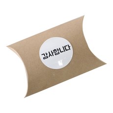 黃氏便當盒 半月盒 牛皮紙 20入 + 圓形謝謝貼紙 白色 20入, 混合顏色, 1套