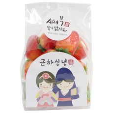 黃氏午餐盒新年快樂餅乾架 M 透明套組 30p + 新年快樂貼紙圓形卡利 30p, 1套