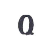 패디스마켓 우드알파벳Q모형 KS-BOLLOLEQ