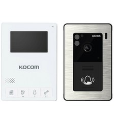 KOCOm 視訊門鈴+攝像頭, 可視電話（KCV-436 白色）、攝像頭（KC-94）