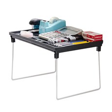 부자오빠 스텐딩 접이식 선반 정리대 W타입 그레이