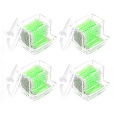 壓克力棉花棒收納盒, 4個