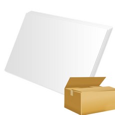 대원우드보드 백색 원단 우드보드 600 x 900 mm, 3mm, 50개입