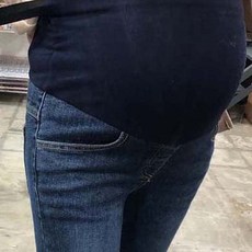 최신마미 임산부 기모 T컷팅 일자 청바지