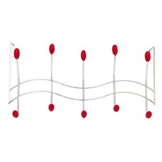 裝飾門鉤波浪衣架, 混色, 1個