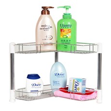 雙層浴室收納架, 混色, 1個