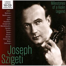 MILESTONES OF A LEGEND - JOSEPH SZIGETI 독일수입반, 10CD