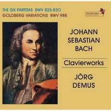 JOHANN SEBASTIAN BACH - SIX PARTITAS & GOLDBERG VARIATIONS / JORG DEMUS 바흐 : 파르티타와 골드베르크 변주곡 - 외르크 데무스 독일수입반, 3CD