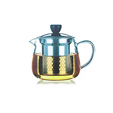 루미낙 내열 티포트 소, 혼합 색상, 350ml, 1개