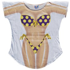 FantasyCoverups 폴카도트 커버업 티셔츠