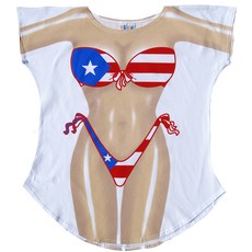 FantasyCoverups 푸에르토 리칸 커버업 티셔츠