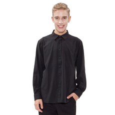 TPAM 男款彈性素色長袖襯衫 SOY-101L