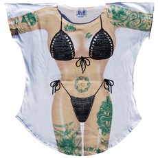 FantasyCoverups 타투 마크라메 커버업 티셔츠