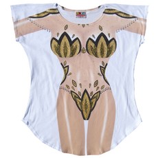 FantasyCoverups 쇼걸 커버업 티셔츠