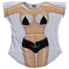 FantasyCoverups 바이커 칙 커버업 티셔츠