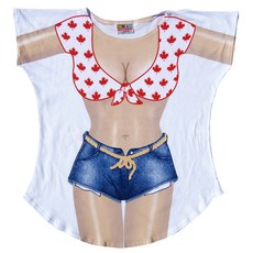 FantasyCoverups 캐나디안 커버업 티셔츠