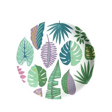 碗盤, 樹葉款, 1入