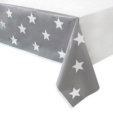 파티팡 라이크 스타 테이블보 실버, 1개입, 1개