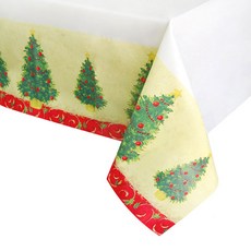 파티팡 크리스마스 트리 테이블보, 2개입, 1개