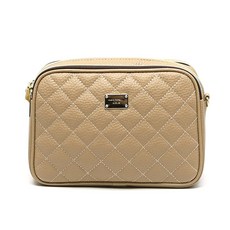 FROMHEAVEN Lussen 菱格紋女士迷你斜背包, 米色