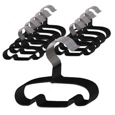 DING DONG PET 防滑衣架 黑色, 100個