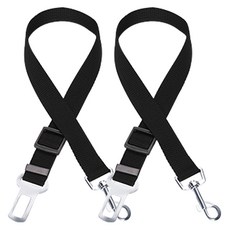 Nature My Pet寵物車用安全帶, 黑色的, 2件