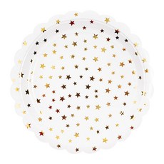 Party Pang Like Star盤子 金色 23cm, 18件, 1個