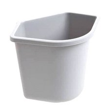 아티고 마름모 라인 걸이식 음식물 쓰레기통, 그레이, 1개