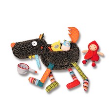 Ebulobo Louloup先生玩偶+吞下的生物布偶 4入, 混色