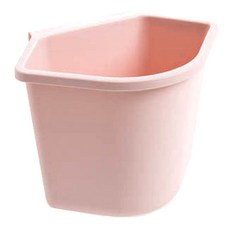 아티고 마름모 라인 걸이식 음식물 쓰레기통, 핑크, 1개