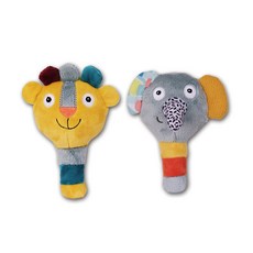 Ebulobo 獅子手搖棒+大象手搖棒, 混色