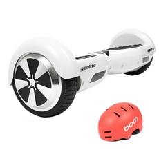 인스타스포츠 이풀리토 호버보드 전동투휠 화이트 베이직 + 멀티어반 헬멧 랜덤 발송, E-PULITO EGEAR101, 혼합 색상, 1개