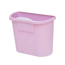 方形掛式垃圾桶, 粉色的