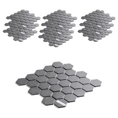 데코파라 DIY용 모자이크 타일 270 x 282 mm, TH50-BLACK, 11개입