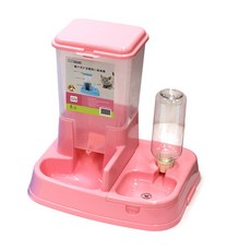 Lamour寵物飼主必備自動餵食器, 粉色的