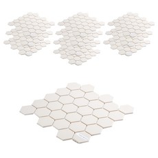 데코파라 DIY용 모자이크 타일 270 x 282 mm, TH50-WHITE, 11개입