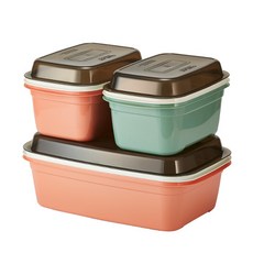 cimelax 精選附蓋托盤式保鮮盒 2.5L 2入+5.7L 隨機出貨, 1組