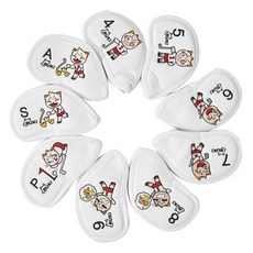 Seven Hills Neo 9件組 002 鐵桿套, 白色, 9個