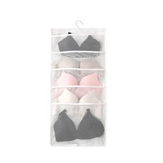 Mywoni衣架收納整理箱 象牙白 5+10格, 1個