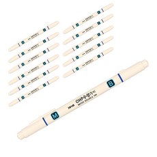 자바펜 OHP 수성 사인펜, MF/블루, 1타 12개입
