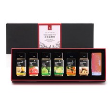 綜合風味調味粉禮盒 1號, 檸檬 20g+生薑 24g+濟州橘子 30g+青檸 23g+葡萄柚 20g+青橘 35g +茶包 26入, 1組