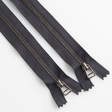 3호 엔틱지퍼 와이어 15.24cm, 차콜, 2개