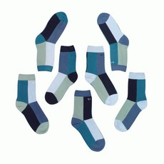 SOLOSOCKS 키즈용 유니섹스 홀셔 양말 7p