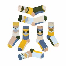 SOLOSOCKS 성인 유니섹스 야콥센 양말 7p