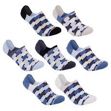 SOLOSOCKS 성인 유니섹스 웨그너 노 쇼 삭스 발목 양말 7p