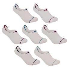 SOLOSOCKS 성인 유니섹스 비안시스 노 쇼 삭스 발목 양말 7p